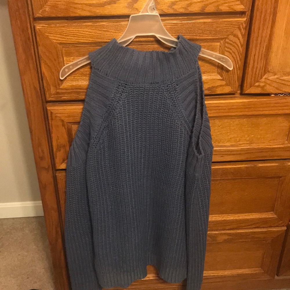 Open shouldered sweater